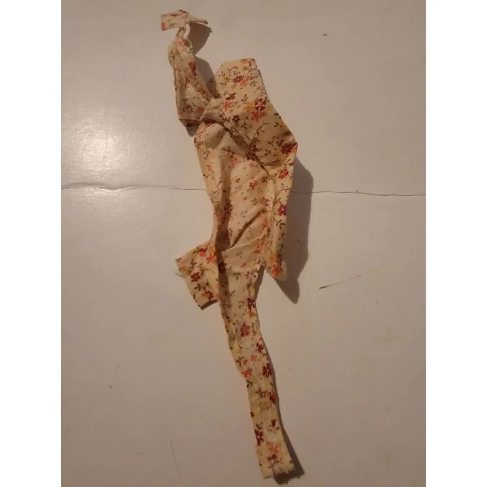 Vintage Barbie Ken Skipper Doll Accessory Clothing Floral Top VTG